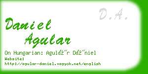 daniel agular business card